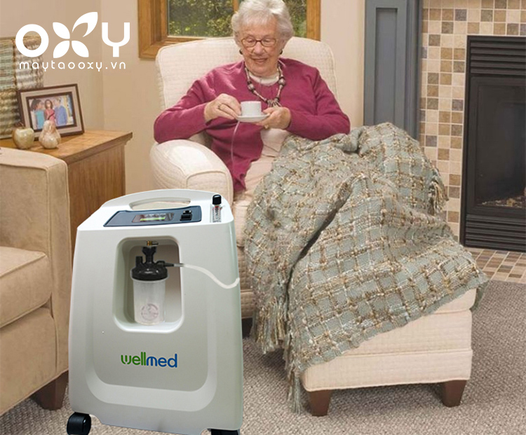 Người bệnh nên sử dụng máy tạo oxy y tế tại nhà để giảm khó thở, mệt mỏi và duy trì sự sống