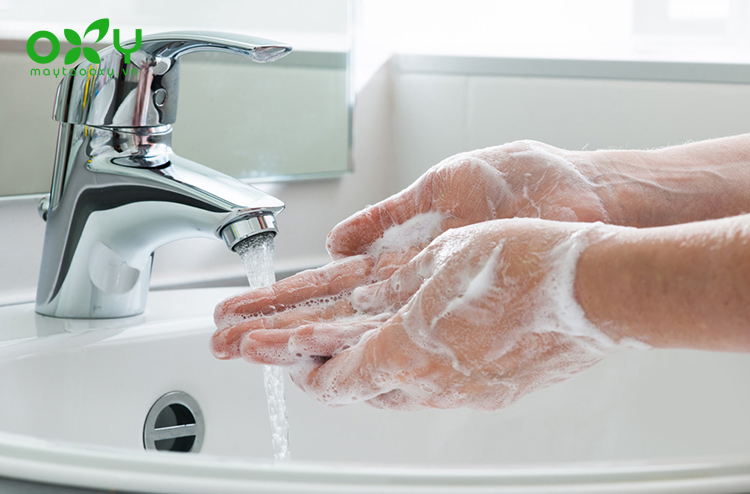 Thường xuyên rửa tay kỹ lưỡng bằng xà phòng để ngăn ngừa bệnh quai bị